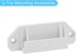 Retractable Baby Gate Replacement Parts Kit (White) Retractable Pet Gate Hardware Full Set Wall Mounting Accessories with Brackets Anchors and Scr...