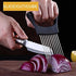 ESINAM Onion Slicer Holder, Premium Vegetable Slicer Cutter for Potato and Tomato, Sharp Stainless Steel Food Slicer Assistant Tool for Slicing Fr...
