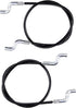 1501123MA Front Drive Clutch Cable for Murray Craftsman Dual 2-Stage Snow Thrower 1501123 (2-Pack)...