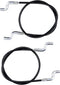 1501122MA Front Drive Lower Cable for Craftsman Murray 1501122 313449MA MT1501122MA Snowblowers (2 Pack)...