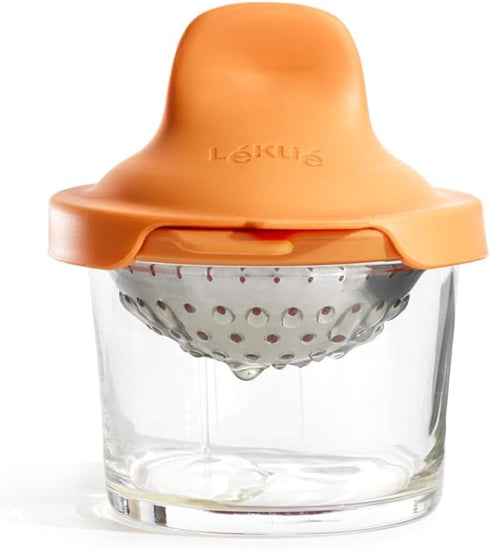 Lekue Poached Egg Maker/Poached Egg Cooker Set of 2, Orange...