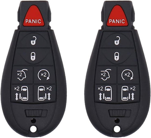 HARUMA Keyless Entry Remote Key Fob for VW 2009-2016 Routan for Dodge 2009-2019 Grand Caravan for Chrysler 2008-2018 Town and Country?IYZ-C01C?...