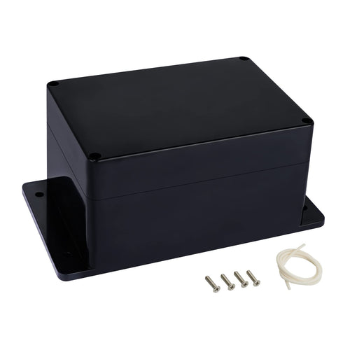 Junction Box IP65 Waterproof Dustproof ABS Plastic Universal Electric Project Enclosure with Fixed Ear Black 6.3x4.3x3.5 inch (1pc)...