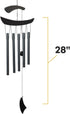VP Home 28" H Tranquil Balance Wind Chimes for Outside Unique Balance Tranquil Windchimes Outdoor Decorations Garden Decor Tranquil Gift for Women...
