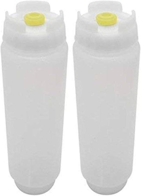FIFO - 16 oz Squeeze Plastic Bottle For Kitchen (2-Pack)...