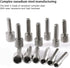 9pcs Power Nuts Driver Drill Bit Tool,SAE and Metric,1/4" Hex Head Drill Bit Set Screwdriver Socket Set,Nut Driver Set,Set Metric Socket Wrench Sc...