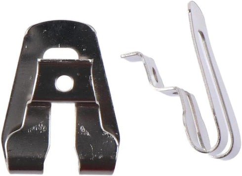 10pcs Power Tool Accessories Drill Clamp, Stainless Steel Drive Hook Suitable For 12v/18v Drill Impact Wrench Waist Buckle Buckle...