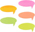 4A Shapes Sticky Notes,Bubble Shape,3 3/8 x 1 7/8 Inches,Neon Assorted,Self-Stick Notes,200 Sheets/Pad,1 Pad/Pack,4A 5059...