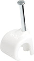 StarTech.com 100 Pack Extra Large Cable Clips with Nail - Reusable - Nail-in Clamps - Wire Holding Clips - Ethernet Cord/Cable Fasteners - Brick/D...