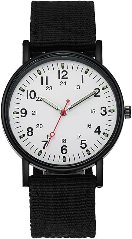 Men's Watch, Casual Watch for Men, Men's Outdoor Watch, Nylon Watch Band, Quartz Watch for Men...
