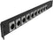 Jingchengmei 12 Port/Way/Hole Hinged Patch Panel - 1U 19" Rack Mount D-Type Connectors - Audio with Hinged Side (H1U12D, Black)...