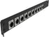 Jingchengmei 12 Port/Way/Hole Hinged Patch Panel - 1U 19" Rack Mount D-Type Connectors - Audio with Hinged Side (H1U12D, Black)...