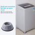 MWELLEWM Shock and Noise Cancelling Washing Machine Support, Plastic Noise Reducing Anti Slip Anti Vibration Rubber Washing Machine Feet Pads, Ant...