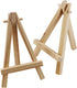 30 Pack 5" Mini Wood Display Easel,Natural Wood Display Stand for Displaying Small Canvases,Business Cards,Photos,DIY Crafts,Home Decorations (2.7...