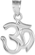 925 Sterling Silver Hindu Meditation Charm Yoga "Om" (Aum) Pendant...