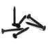 #8 x 2-3/4" Wood Screw Black Phosphate Coated Stainless Flat Truss Head Fast Self Tapping Drywall Screws, Coarse Thread, Phillips Drive, 50 PCS...