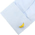 Banana Yellow Pair Cufflinks in a Presentation Gift Box & Polishing Cloth...