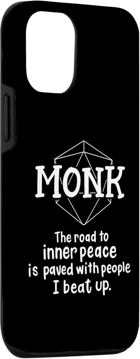 iPhone 15 Pro Monk Funny Character Joke Roleplaying Games RPG Gamer Case...