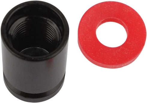 WINKA 5Pcs Car Tire Valve Stem Caps Bullet Aluminium Alloy Dustproof Tire Valve Stem Covers Universal for Cars with O Rubber Ring Wheel Valve Caps...