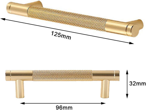 2 Pcs Cabinet Handles Gold Drawer Handles Pulls Kitchen Drawer Handles Furniture Handles for Kitchen Cupboards Chest of Drawers...