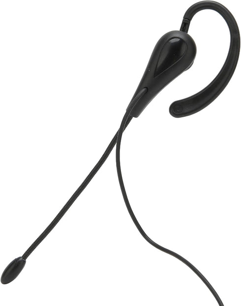 Call Center Headset, 3.5mm Wired Ear Hook Single Sided Customer Service Headphone with Mic, for Laptop Mobile Phones, for Telemarketing...