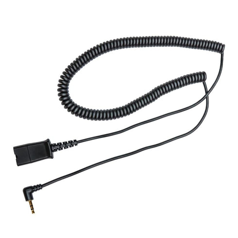daily headset 2.5mm Quick Disconnect Coil Cable Compatible with Plantronics QD Work with Cordless or Cell Phones Which Have a 2.5mm Port...