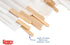 Gmark Individually Wrapped 5.5" Coffee Stir Sticks (length 140mm, width 6mm, thick 1.3mm) - 500pc Round End, Eco Friendly Coffee Stirrers for Hot ...