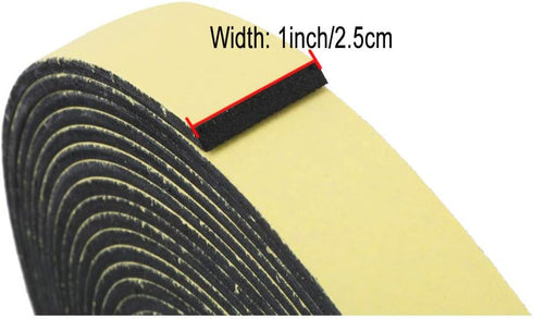 High Density Foam Insulation Tape Adhesive, Seal, Waterproof, Plumbing, HVAC, Weather Tape for Windows, Pipes, Cooling, Air Conditioning, Weather ...