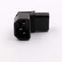 IEC C14 to C13 Power Adapter PDU Plug/Socket Down 90 Degree for LCD Wall Mount TV 2 Pack...