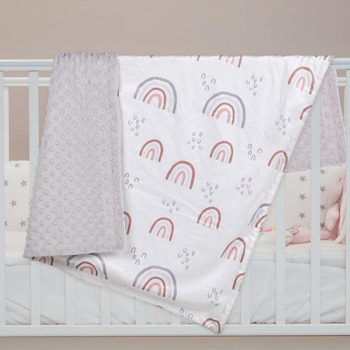 Soarwg Kids Baby Blankets Unisex Newborn Thick, Super Soft Comfy Rainbow Blankets, for Toddler Baby Nursery Bed Blanket Stroller Crib Shower Gifts...