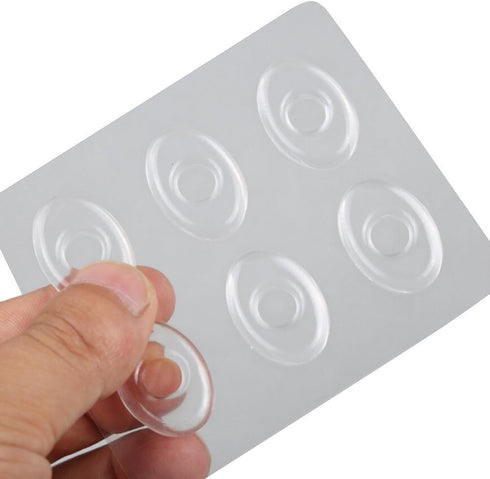 5Sheets(30pcs) Bunion Protector Pads Silicone Gel Corn Pain Relief Rings Gel Cushion Pad Caps Remover Shoes Stick...
