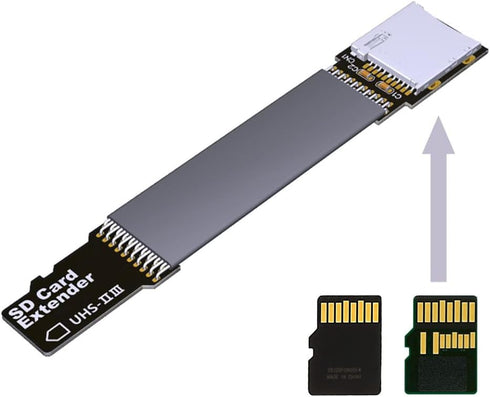 Xiwai TF Micro SD Male Extender to TF Card Female Extension Cable Adapter Flexible SD/SDHC/SDXC UHS-III UHS-3...