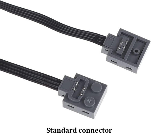Power Functions Extension Wire Cord Connectors 19.69inch 50cm Compatible with legoeds MOC Motor 8886 8871 8870 LED Light Link Line 8869 Switch for...