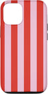 iPhone 13 Pro Red and Pink Stripes. Case...