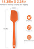 Heat Resistant Silicone Large Spatula: U-Taste 600ºF High Heat Flexible 11.38in Silicon Mixing Stirring Cooking Scraping Baking Bowl Scraper Seaml...
