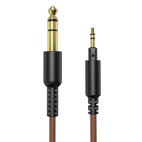 OneOdio Fusion A71/HiFi/Pro C/Pro M Wired Headphones Audio Cable Brown - 6.35mm to 3.5mm......