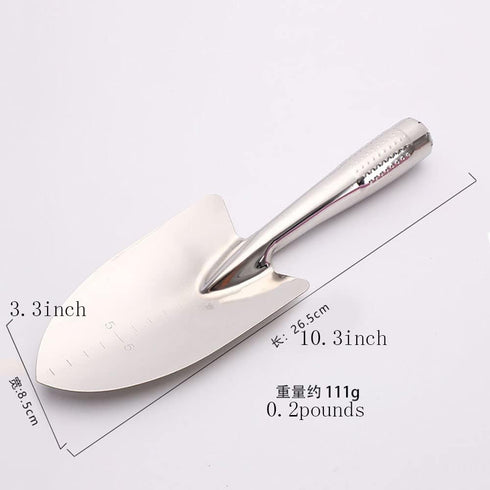 Garden Hand Transplanter,Trowel Hand Spade Shovel, Hand Shovel Garden ToolStainless Steel, Ideal for Potting,transplanting, Planting Seeds and Bon...