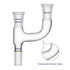 Borosilicate Glass Distillation Adapter, 3 Way Claisen Distilling Adapter with 24/40 Joints Chemistry Apparatus Lab Glassware...