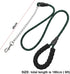 BTINESFUL 6FT Chewproof Dog Leash, Strong Nylon Rope with Anti-Chewing Chain and Padded Handle for Medium Large Dogs Outdoor Training Walking Hiki...