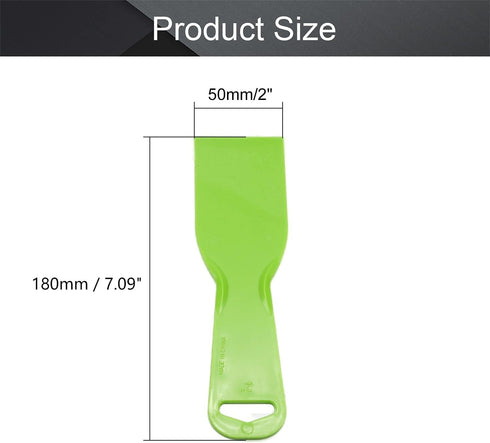 Utoolmart Putty Scraper 2" Plastic Flexible Putty Knives Spreader for Taping Drywall Wall Painting Green 3Pcs...