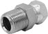 (2-PACK) 1404-06-04 Hydraulic Hose Adapter Fitting 3/8" Male (3/8"-18NPTF) × 1/4" Female Swivel (1/4"-18NPSM) SAE Straight Pipe Joints Tube Connec...