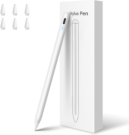 Stylus Pen for iPad,10 Mins Quick Charge Active Pencil for iPad 2018-2024,Palm Rejection Tilt Sensor Magnetic Pen Compatible W/iPad Pro 12.9&11", ...