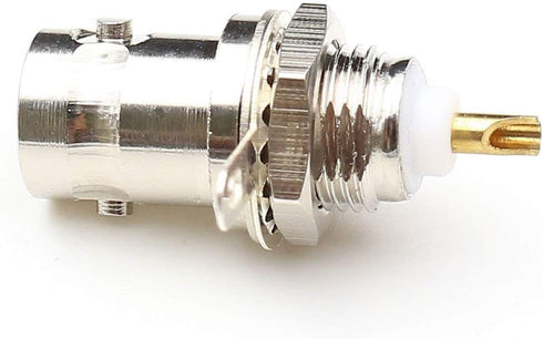 BNC Chassis Panel Mount Socket Female Jack Solder Type Connectors Adapter 6-Pack...