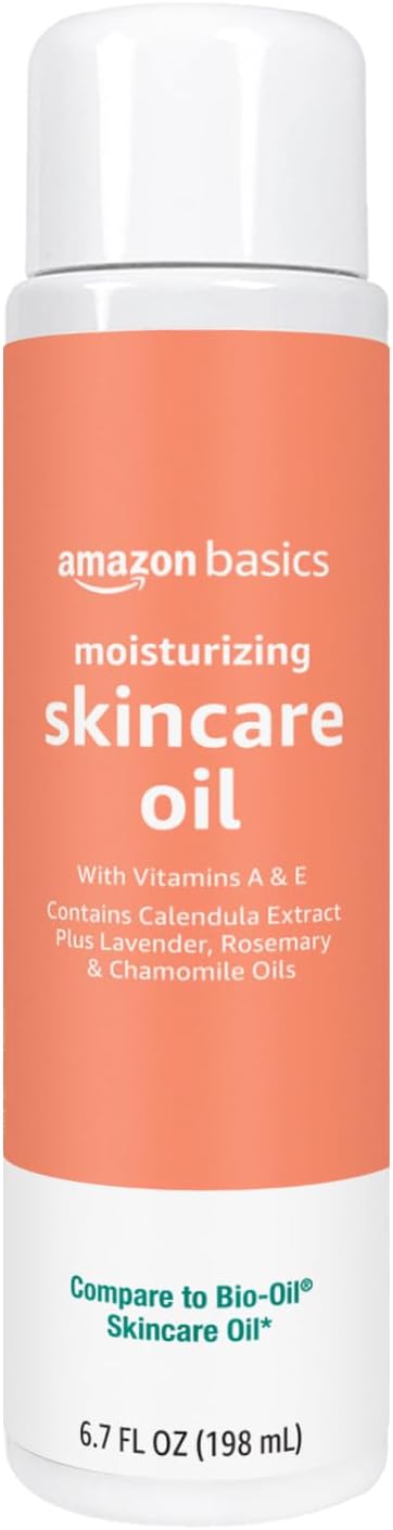 Amazon Basics Moisturizing Skincare Oil with Vitamins A & E, 6.7 Fl Oz (Pack of 1)...