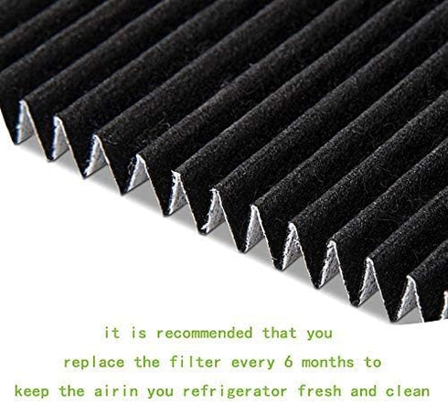 Carbon Activated Refrigerator Air Filter Replacement Compatible with Frigidaire and Electrolux 242047801, 242047804, 242061001 (4 Pack)...