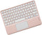 Wireless Keyboard with Touchpad,Ultra-Slim Portable Rechargeable Bluetooth Keyboard,Ipad Keyboard with Trackpad for iPad/iPad Pro and Other iOS An...