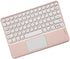 Wireless Keyboard with Touchpad,Ultra-Slim Portable Rechargeable Bluetooth Keyboard,Ipad Keyboard with Trackpad for iPad/iPad Pro and Other iOS An...