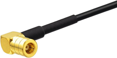Eightwood Mini Satellite Radio Antenna SMB Right Angle Connector Compatible with Sirius XM Car Vehicle Truck RV HD Hi-Fi Radio Stereo Receiver Tun...