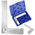 Engineer Square Machinist Square Set Mechanical Steel High Precision Square Woodworking Wide Base Square Tool Wide Sitting Angle Square L-Type Mea...