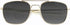 Humvee Campco Pilot Sunglasses - Polarized Aviator Sunglasses Bayonette, Frame, Military Sunglasses with Gray Lenses and Gold Frame, 52mm...